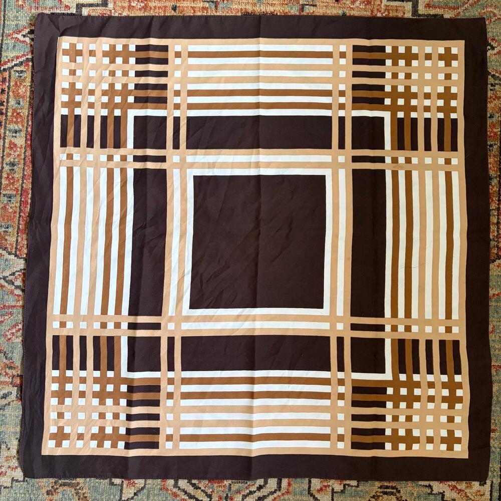 Vintage Polyester Scarf - Picture 3 of 4